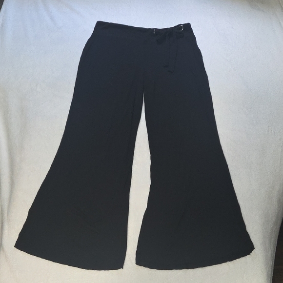 Philosophy Black Wide-Leg Pants Sz Small - Picture 1 of 6